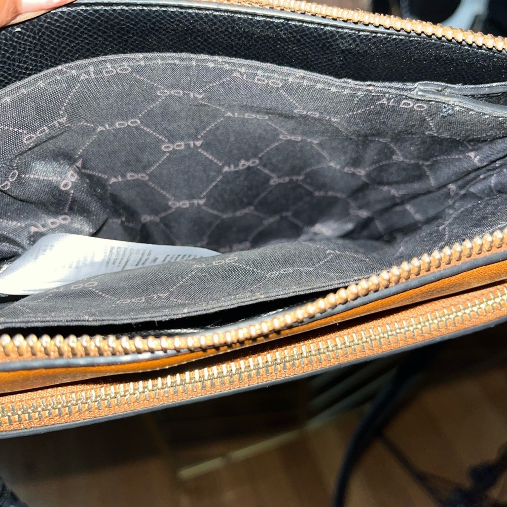 Aldo Tan and Cream Crossbody Bag - Picture 5 of 6